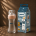 Kindy Antikolik PP Biberon 250ml 6-18 Ay Orta Akış - Old Rose
