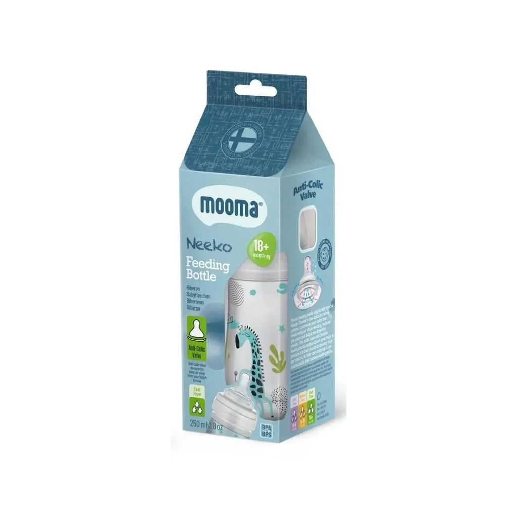 Neeko Antikolik Biberon 250ml 18+ Ay Hızlı Akış - Hayvan Desenli