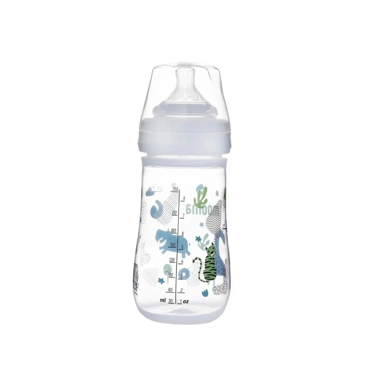 Neeko Antikolik Biberon 250ml 18+ Ay Hızlı Akış - Hayvan Desenli
