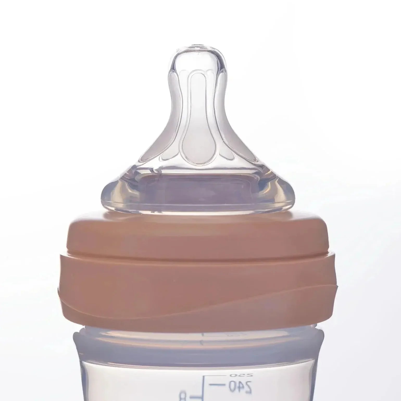 Kindy Antikolik PP Biberon 250ml 6-18 Ay Orta Akış - Old Rose