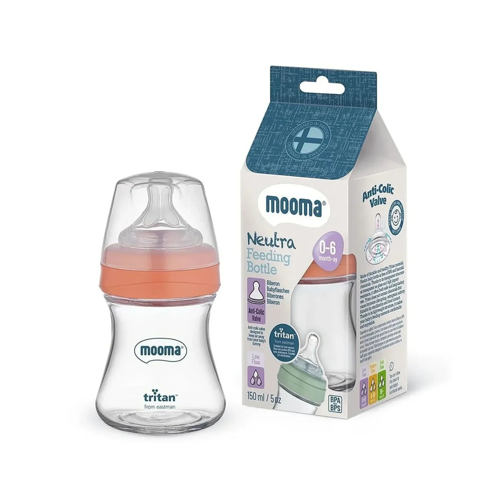 Neutra Antikolik Tritan™ Biberon 150 ml 0-6 Ay Yavaş Akış - Coral Pink