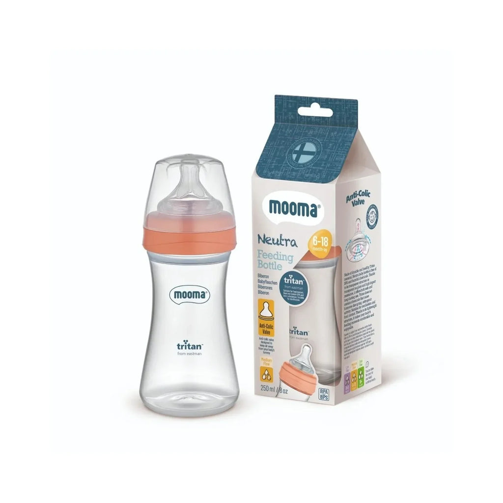 Neutra Antikolik Tritan™ Biberon 250ml 6-18 Ay Orta Akış - Coral Pink