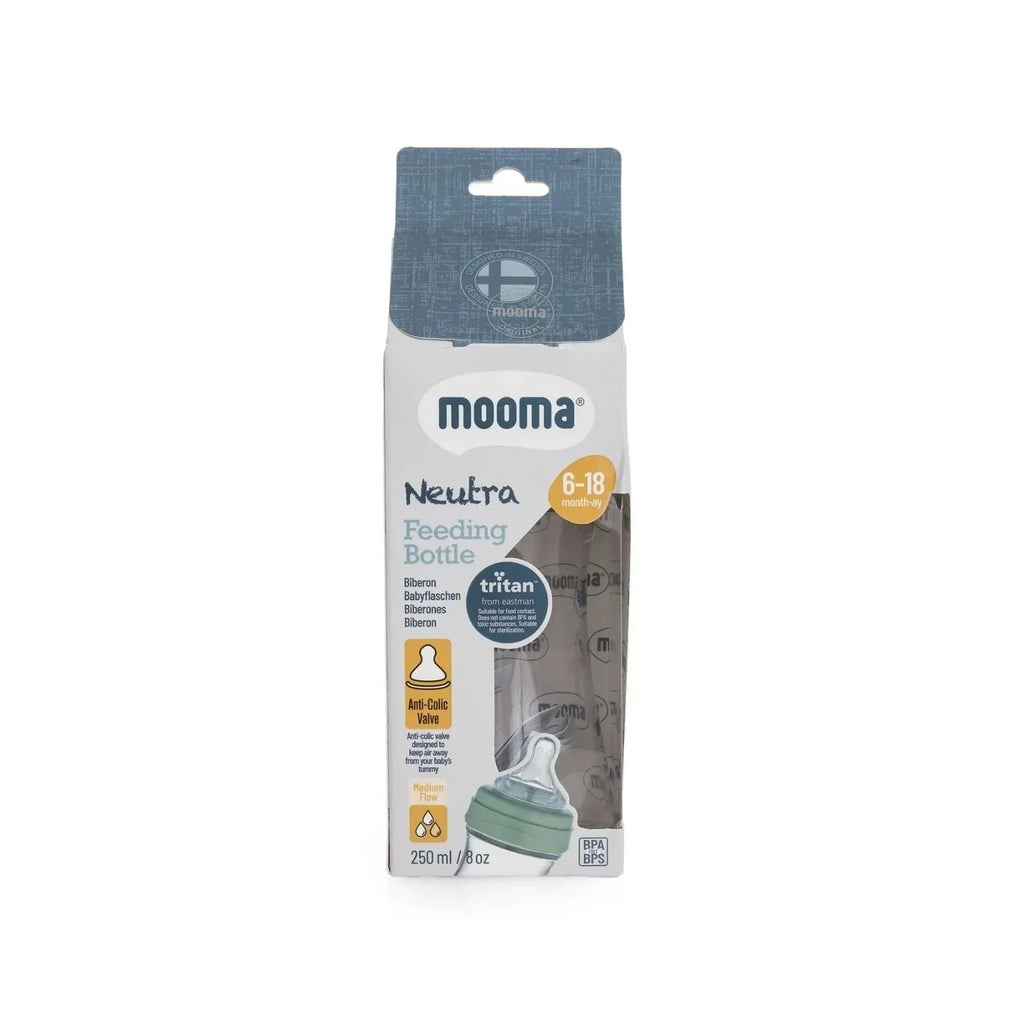 Neutra Antikolik Tritan Biberon 250ML 6-18 Ay Orta Akış - Sage Green