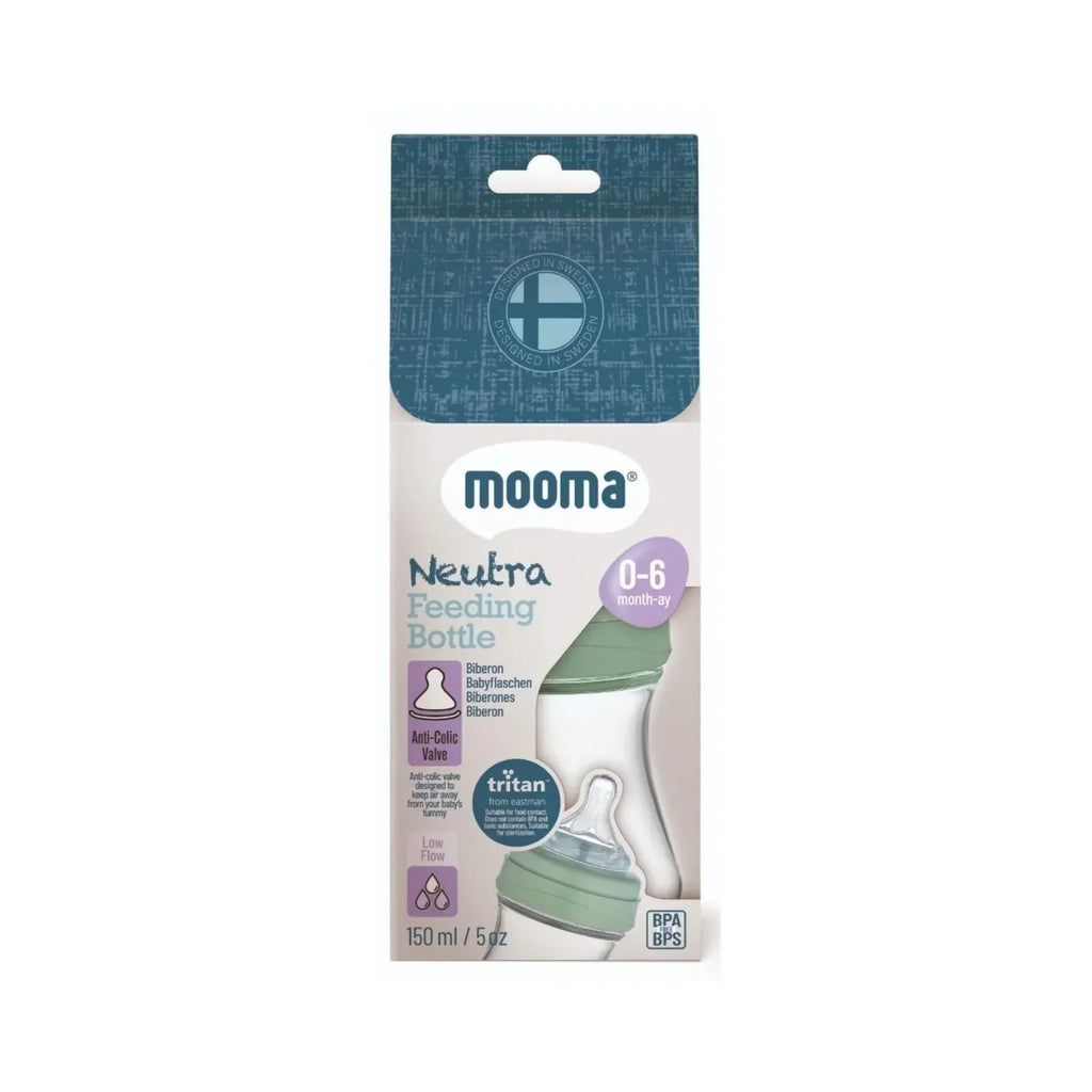 Neutra Antikolik Tritan™ Biberon 150 ml 0-6 Ay Yavaş Akış - Sage Green