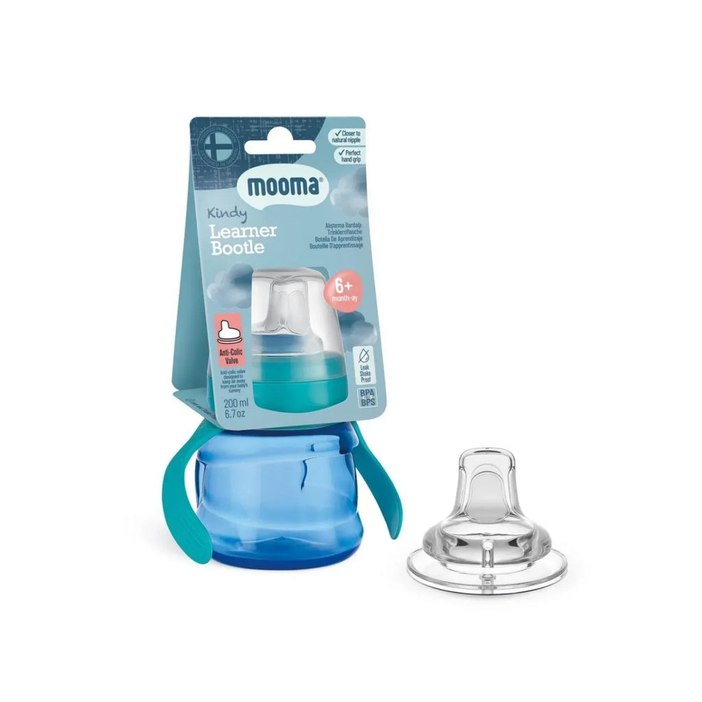Kindy Antikolik PP Alıştırma Bardağı 200ML - Aqua Blue