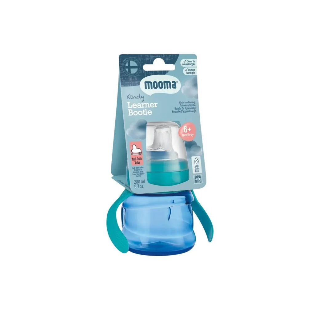 Kindy Antikolik PP Alıştırma Bardağı 200ML - Aqua Blue