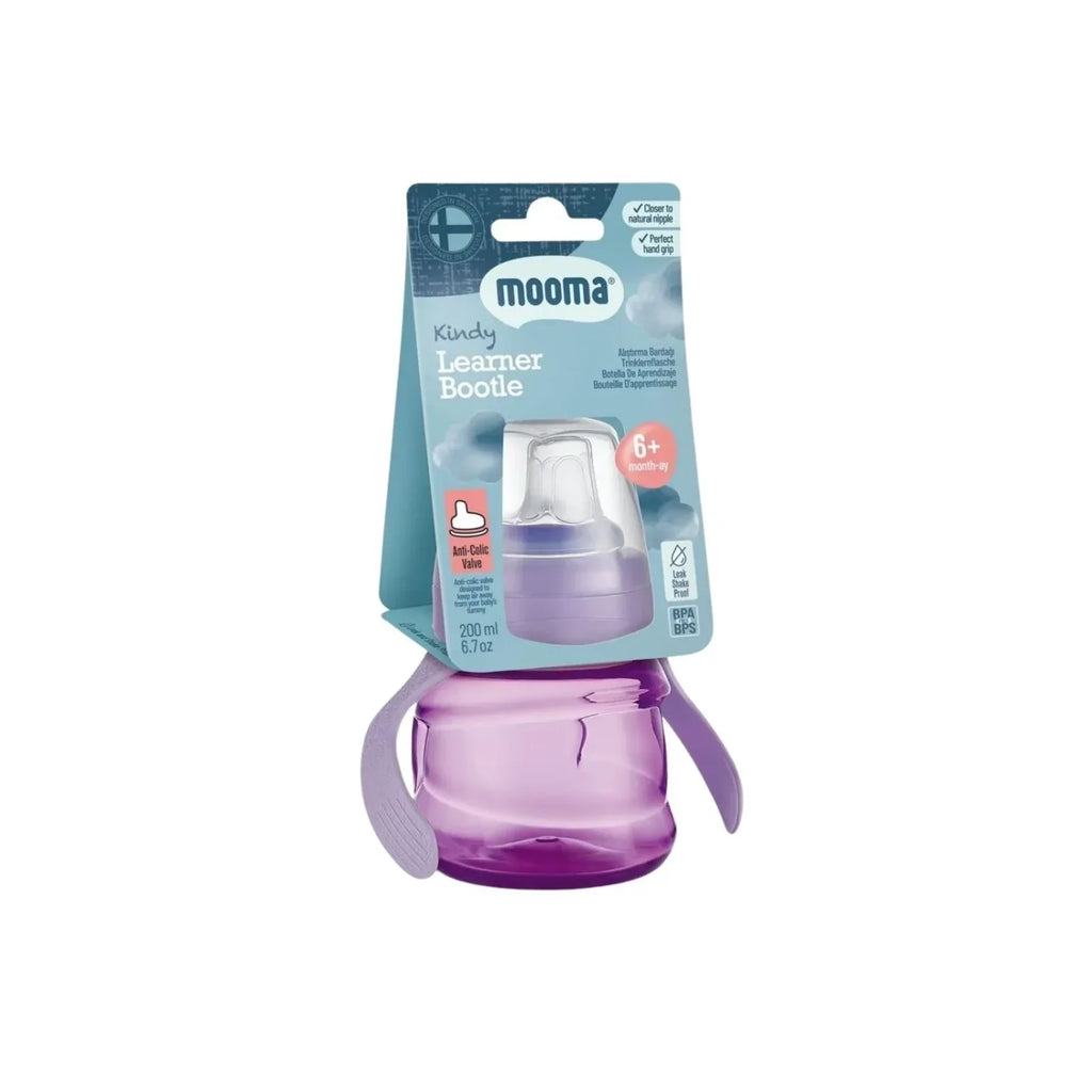 Kindy Antikolik PP Alıştırma Bardağı 200ML - Baby Purple