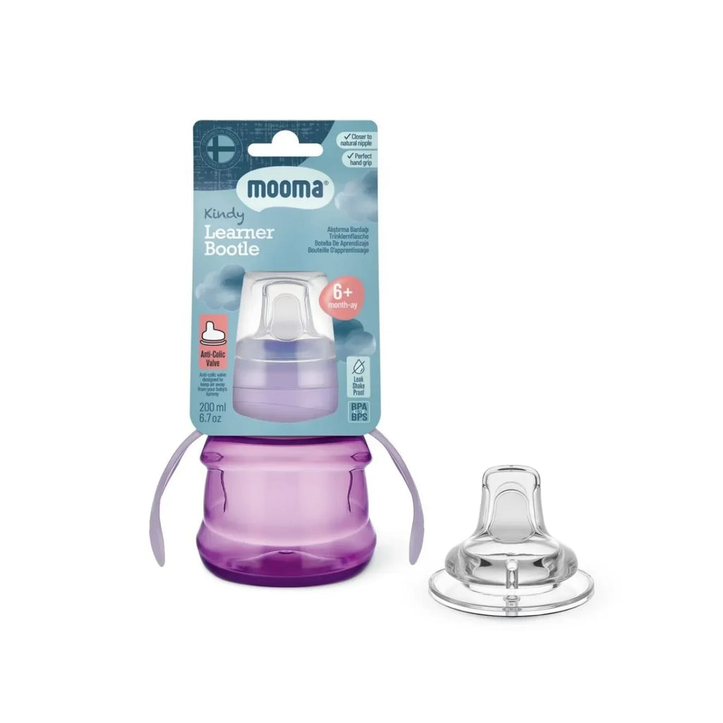 Kindy Antikolik PP Alıştırma Bardağı 200ML - Baby Purple