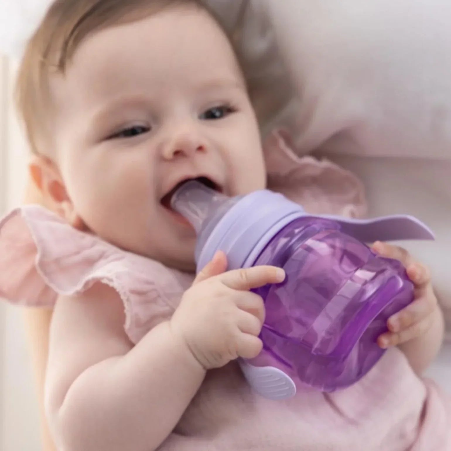 Kindy Antikolik PP Alıştırma Bardağı 200ML - Baby Purple