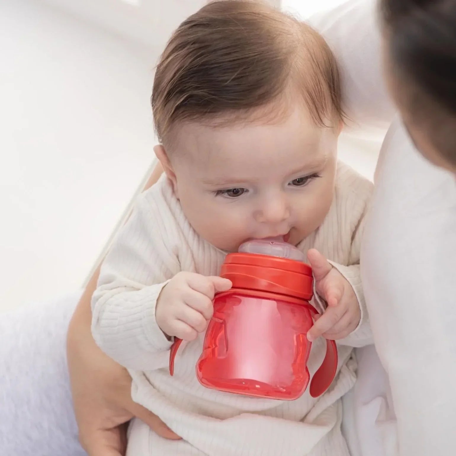 Kindy Antikolik PP Alıştırma Bardağı 200ML - Red