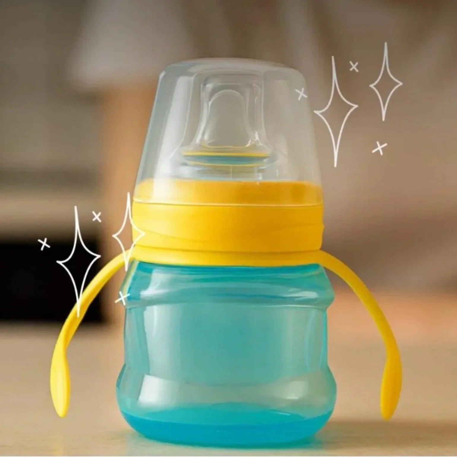 Kindy Antikolik PP Alıştırma Bardağı 200ML - Yellow Canary 6+ Ay